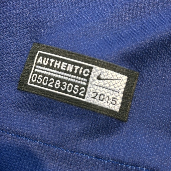 USA Soccer 2015/16 Nike Dri Fit Jersey Mens Small Blue Stitched Logo - Picture 5 of 10